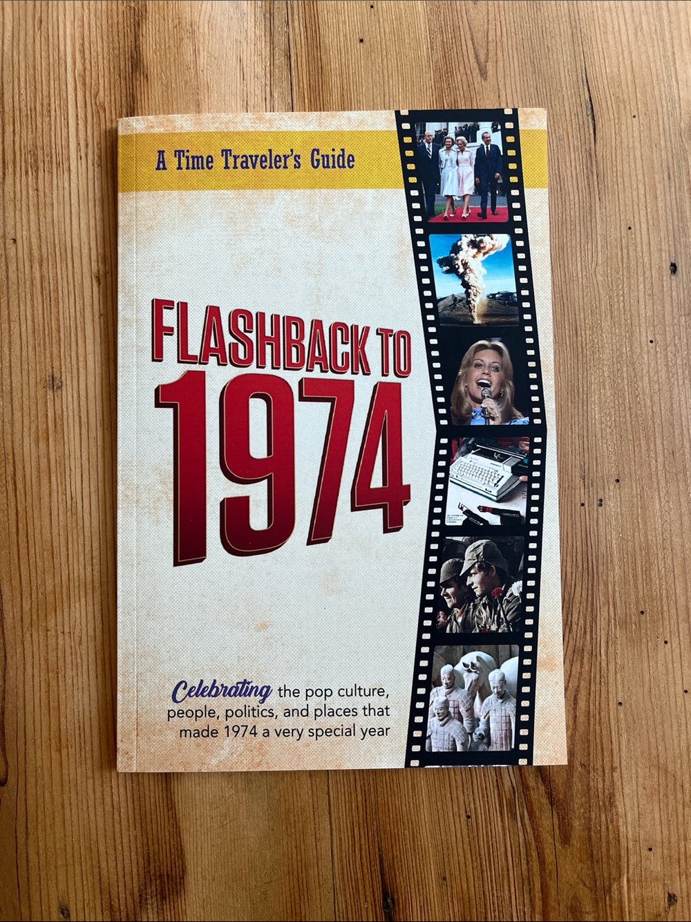 A Time Traveler's Guide "Flashback to 1974" Illustrated Newspaper Capsule